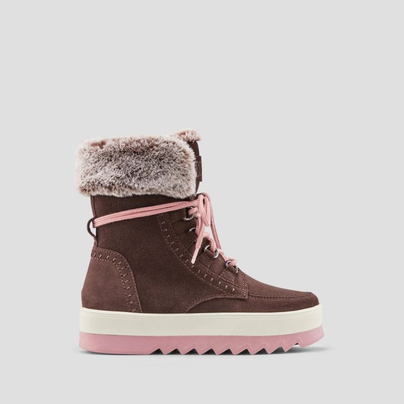 Women's Cougar Vanetta Suede Waterproof Winter Boot-Cocoa