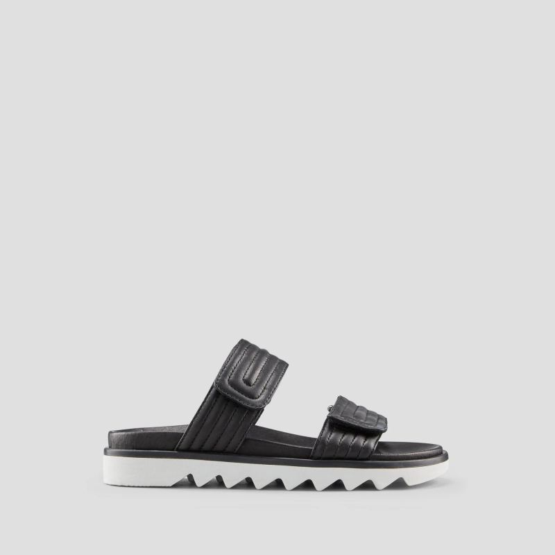 Women's Cougar Nina Leather Water-Repellent Sandal-Black