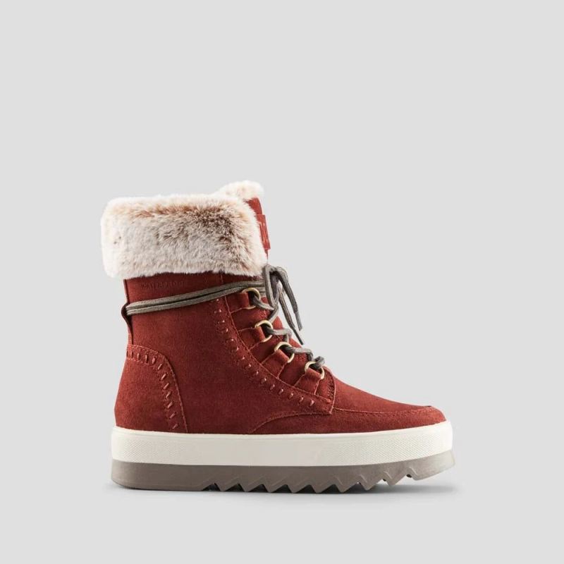 Women's Cougar Vanetta2 Suede Waterproof Winter Boot-Russet