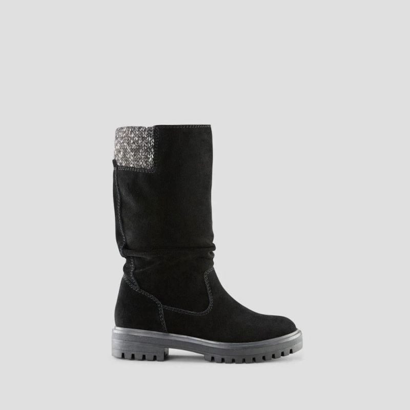 Women's Cougar Naples Tall Suede Boot with PrimaLoft-Black