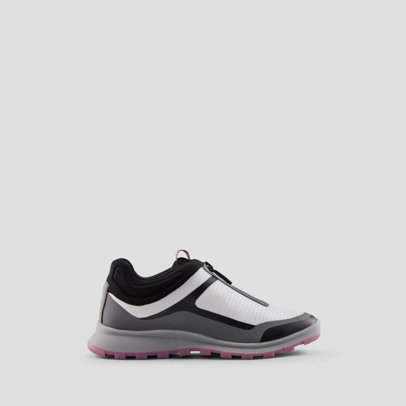 Women's Cougar Razzle Nylon Waterproof Sneaker-White-Black