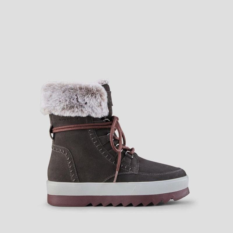 Women's Cougar Vanetta Suede Waterproof Winter Boot-Pewter