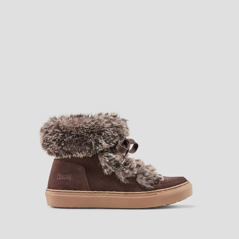 Women's Cougar Dasha Suede Waterproof Winter Sneaker-Cocoa