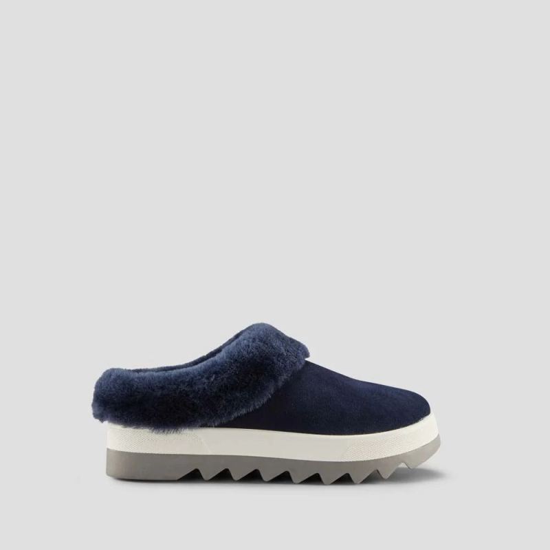 Women's Cougar Pronya Shearling Mule-Indigo