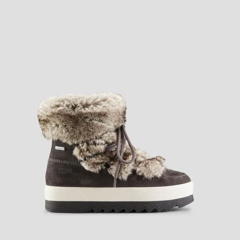 Women's Cougar Vanity Suede Winter Boot-Pewter