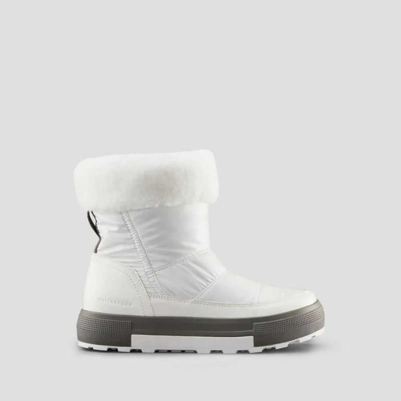 Women's Cougar Wizard Nylon Waterproof Boot with PrimaLoft-White