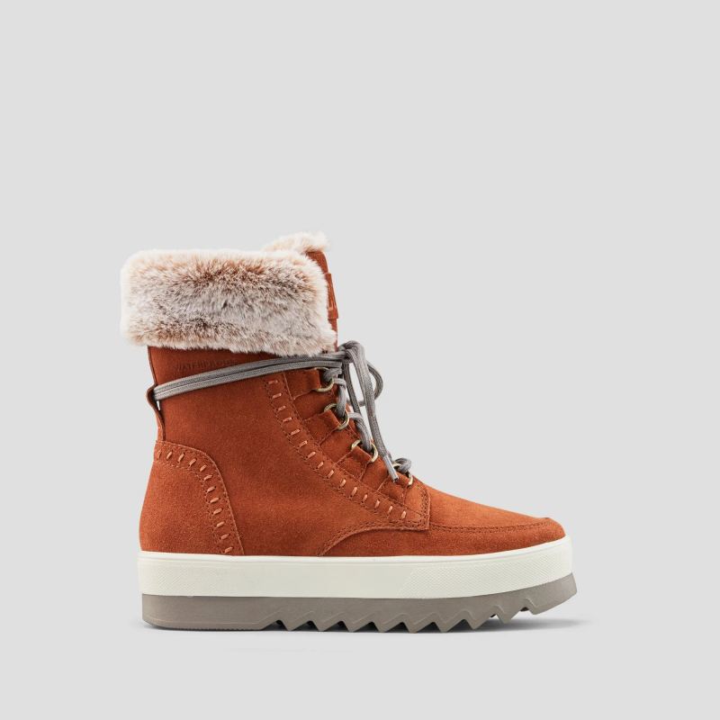Women's Cougar Vanetta2 Suede Waterproof Winter Boot-Tobacco