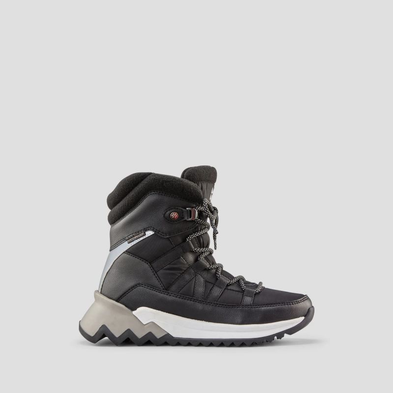 Women's Cougar Steez Nylon Waterproof Sneaker with PrimaLoft-Black
