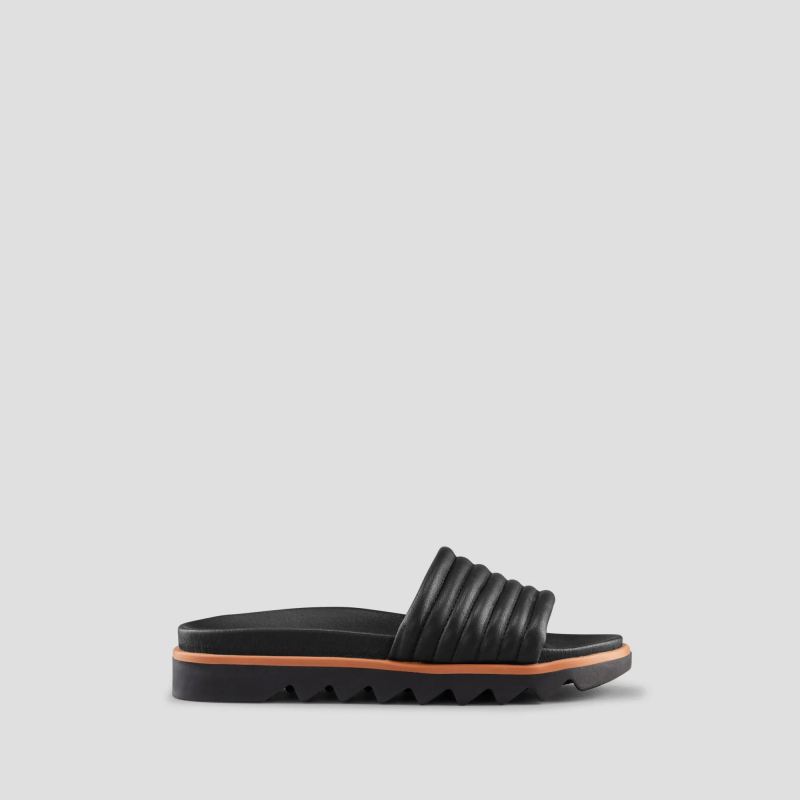Women's Cougar Naomi Leather Water-Repellent Sandal-Black