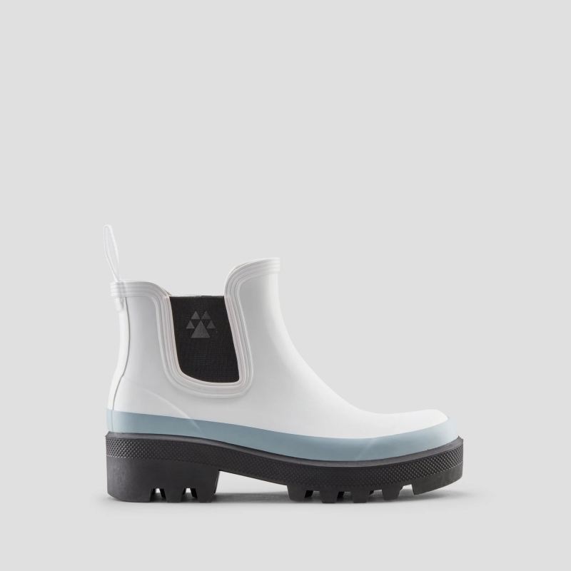 Women's Cougar Iggy Rubber Rain Boot-White