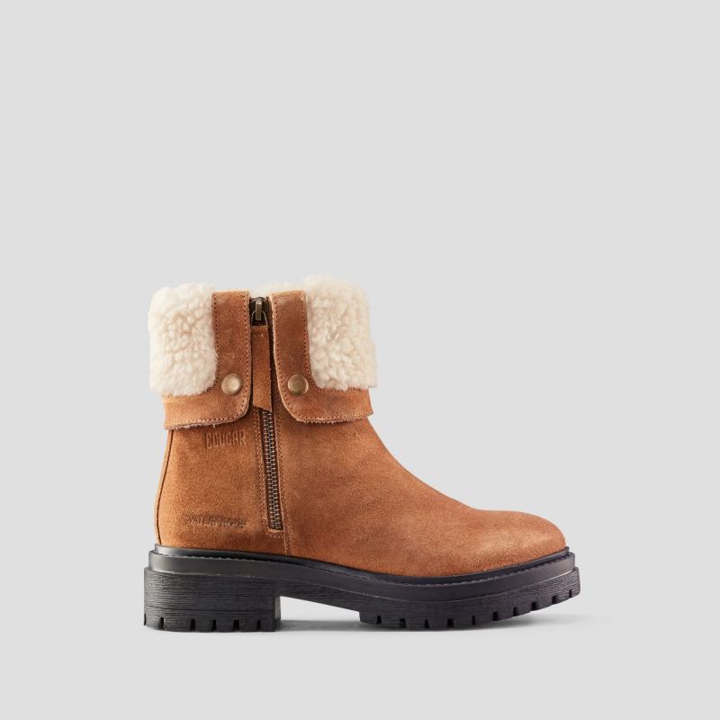 Women's Cougar Vigo Suede Waterproof Winter Boot-Toffee