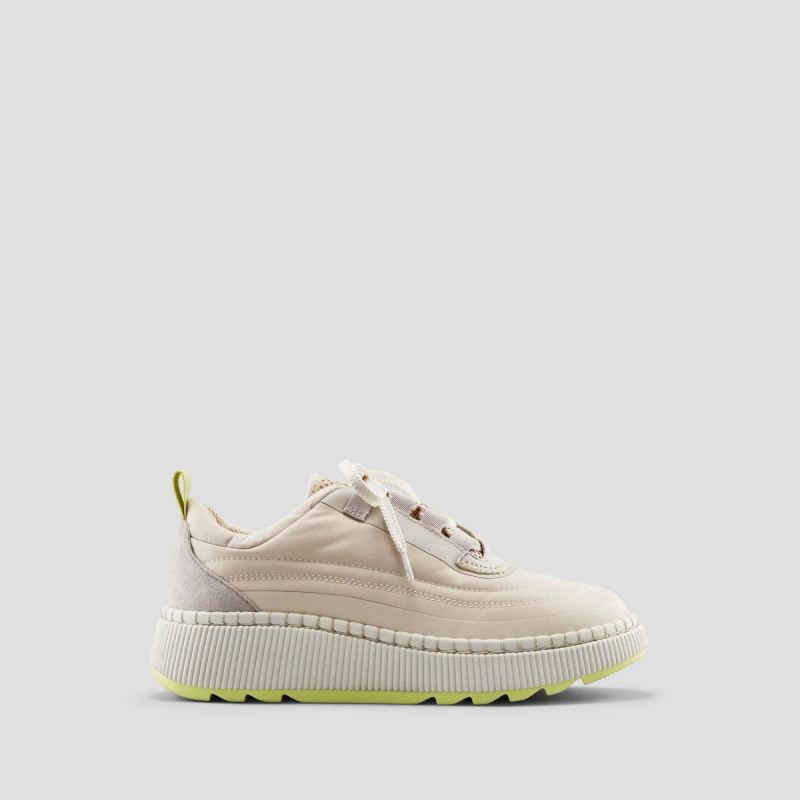 Women's Cougar Sayah Luxmotion Nylon and Suede Waterproof Sneaker-Oyster-Taupe