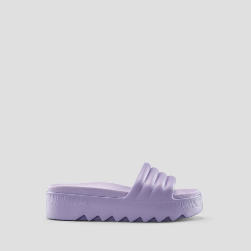 Women's Cougar Pool Party Molded EVA Water-Friendly Slide-Lavender