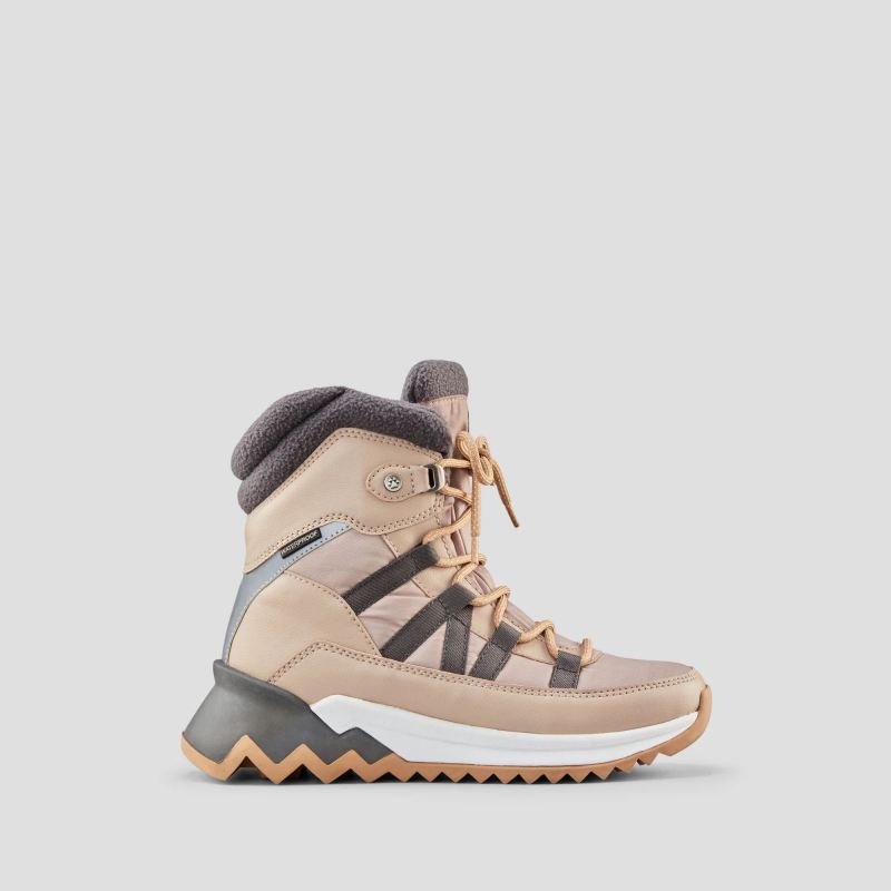Women's Cougar Steez Nylon Waterproof Sneaker with PrimaLoft-Cream