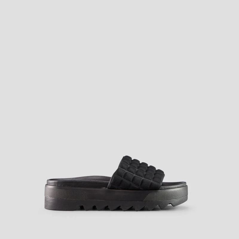 Women's Cougar Perla Stretch Knit Water-Repellent Sandal-Black All Over