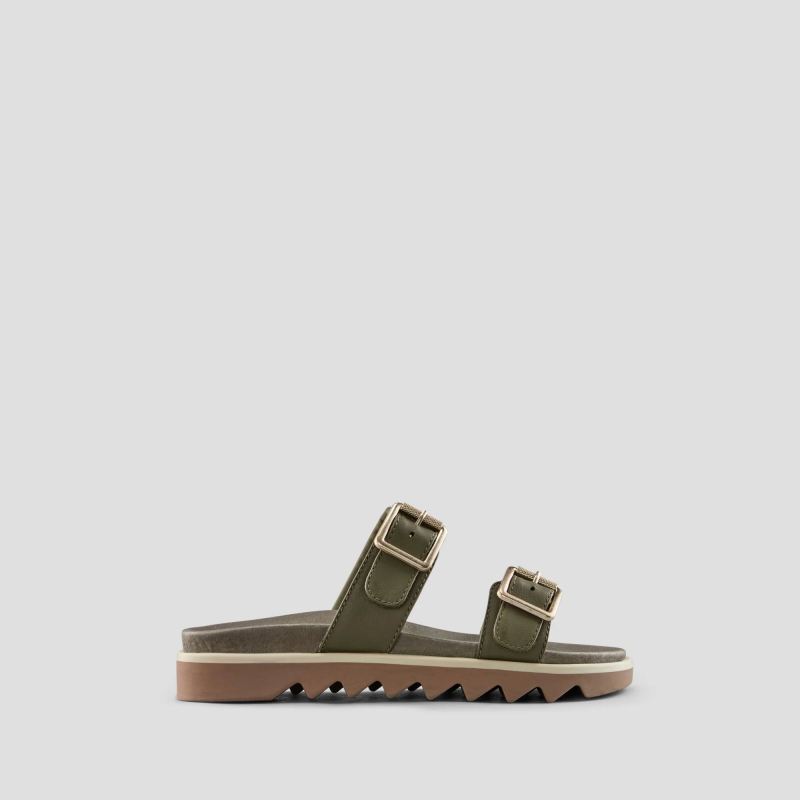 Women's Cougar Nifty Leather Water-Repellent Sandal-Olive