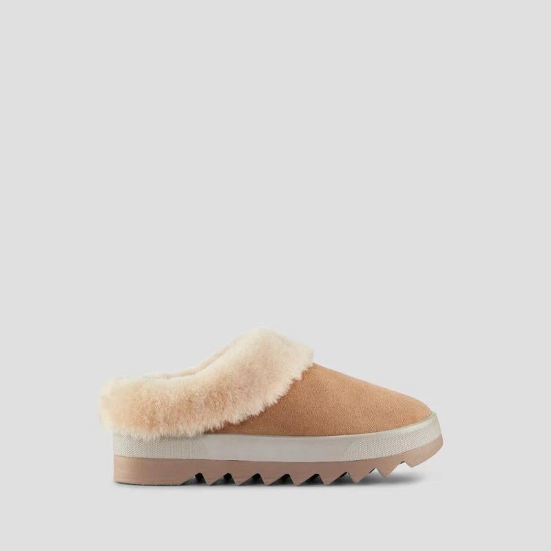 Women's Cougar Pronya Shearling Mule-Camel
