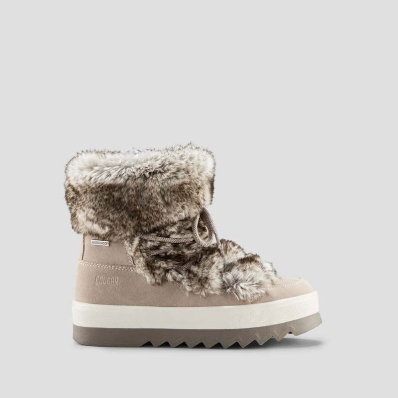 Women's Cougar Vanity Suede Winter Boot-Mushroom