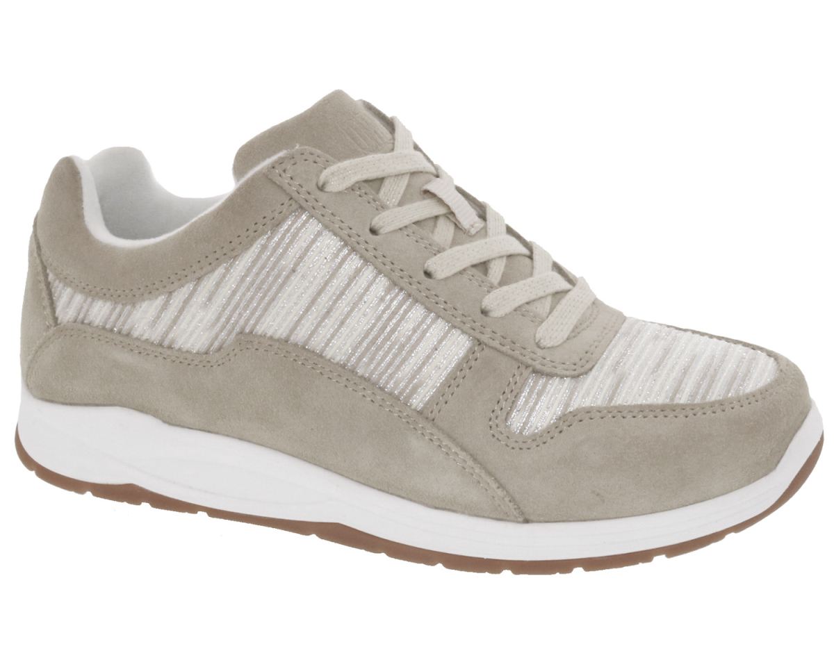 DREW CANADA OUTLET WOMEN'S Tuscany-Cream Suede Leather