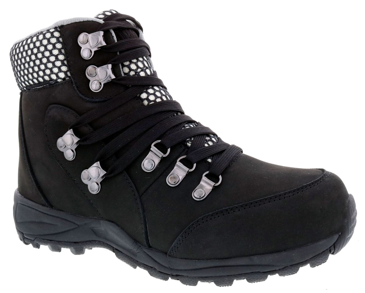 DREW CANADA OUTLET WOMEN'S ICEBERG-Black Nubuck Leather