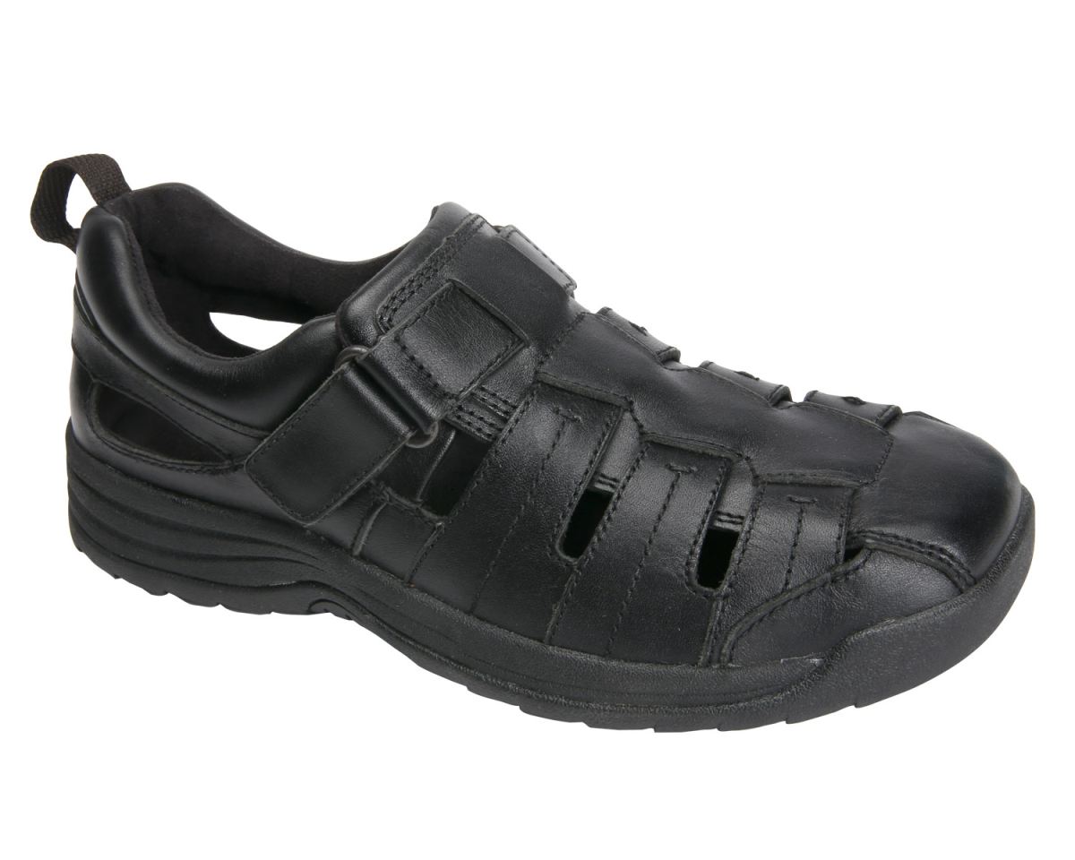 DREW CANADA OUTLET MEN'S DUBLIN-Black Leather