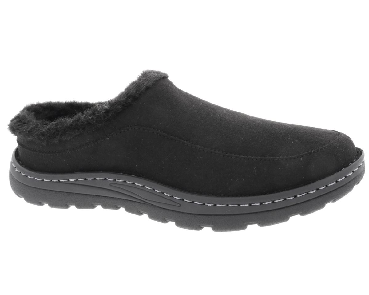 DREW CANADA OUTLET MEN'S PALMER-Black Microsuede