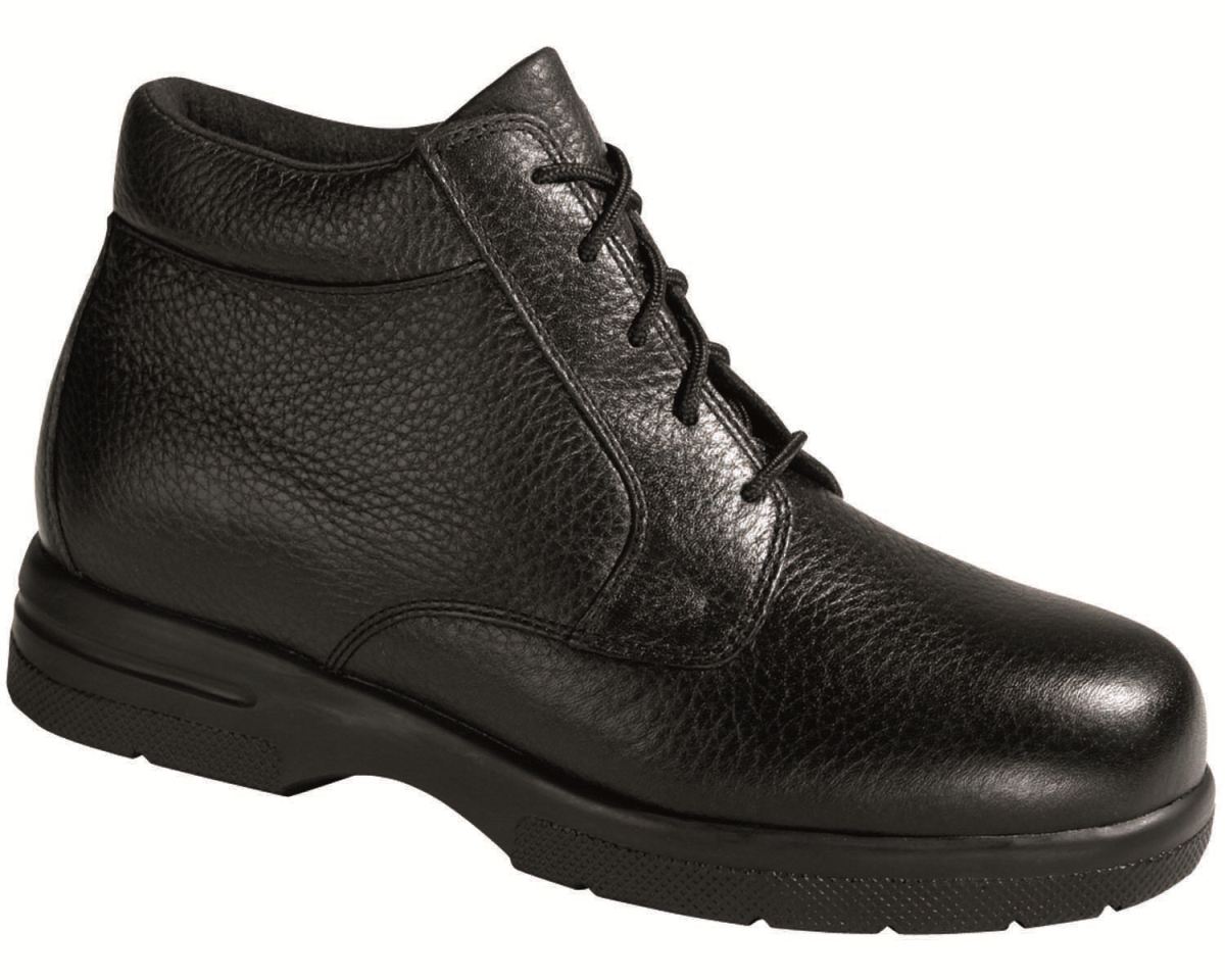 DREW CANADA OUTLET MEN'S TUCSON-Black Pebbled Leather