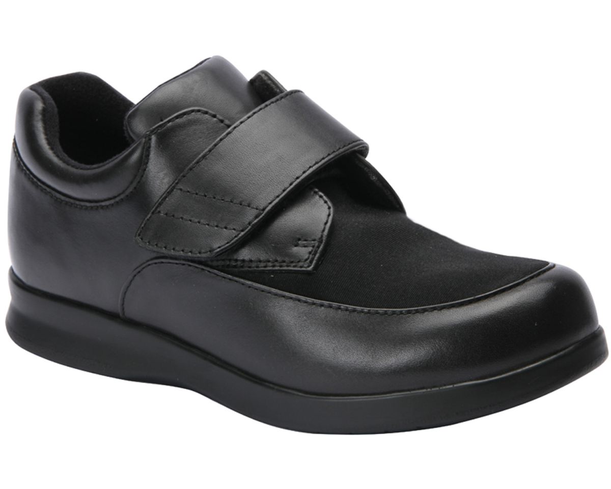 DREW CANADA OUTLET WOMEN'S QUEST-Black Leather / Black Stretch