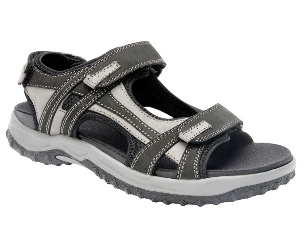 DREW CANADA OUTLET MEN'S WARREN-Black/Grey Nubuck