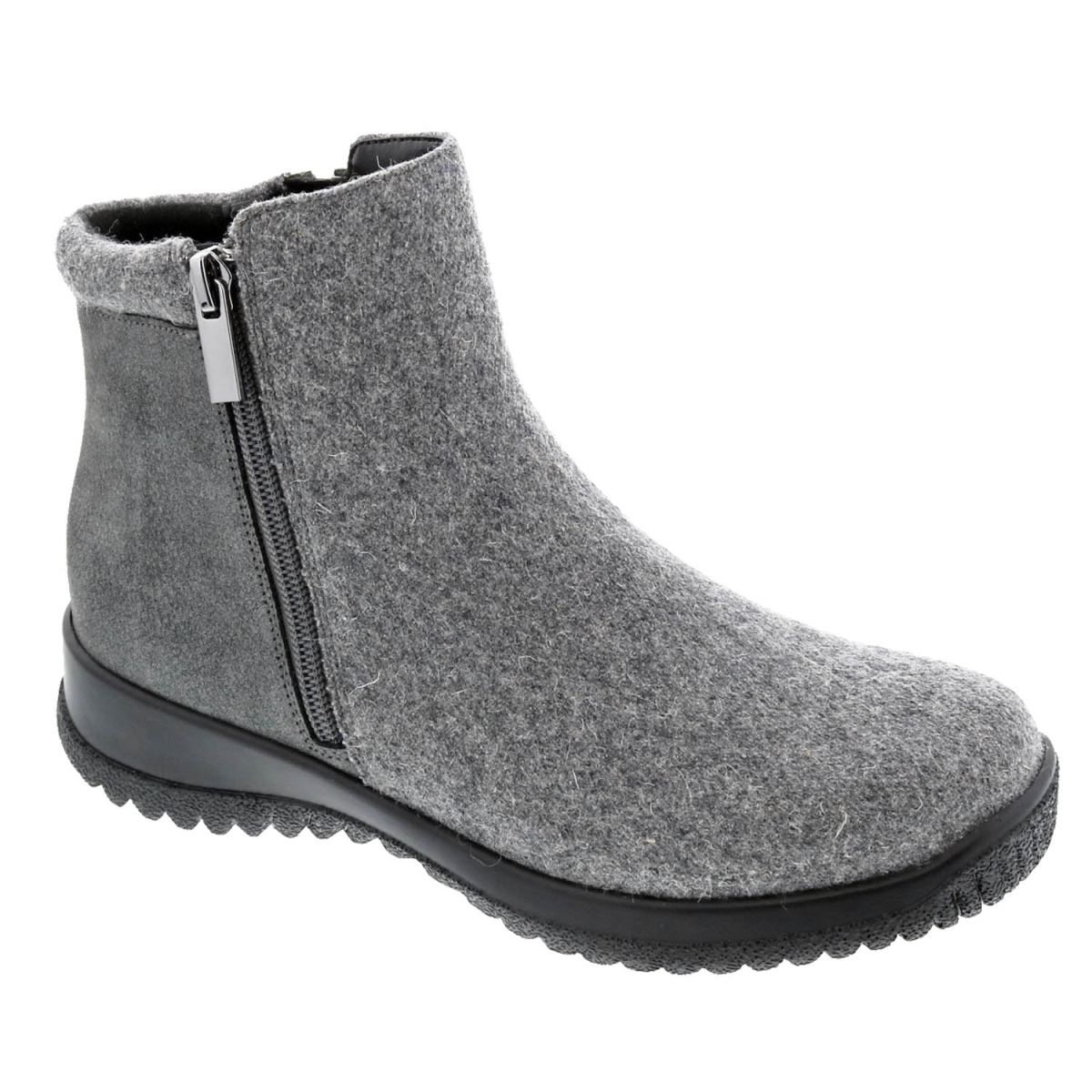 DREW CANADA OUTLET WOMEN'S KOOL-Grey Suede/Flannel