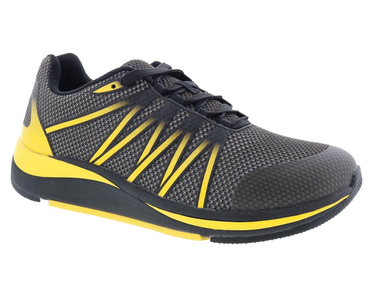 DREW CANADA OUTLET MEN'S PLAYER-Black/Yellow Mesh