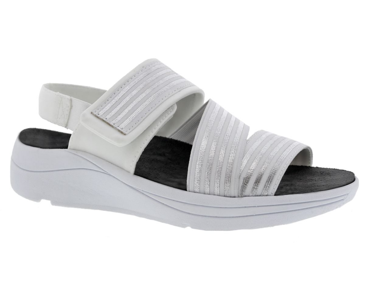 DREW CANADA OUTLET WOMEN'S SUTTON-White/Silver Combo