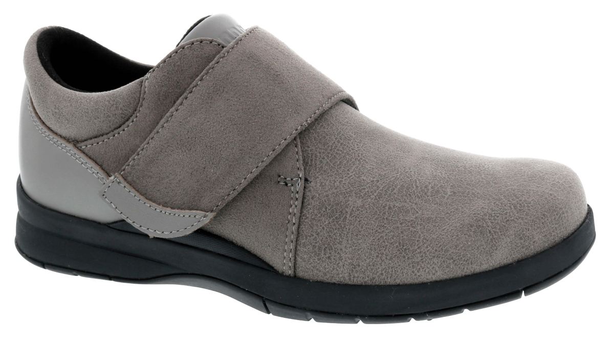 DREW CANADA OUTLET WOMEN'S MOONWALK-Grey Stretch Leather