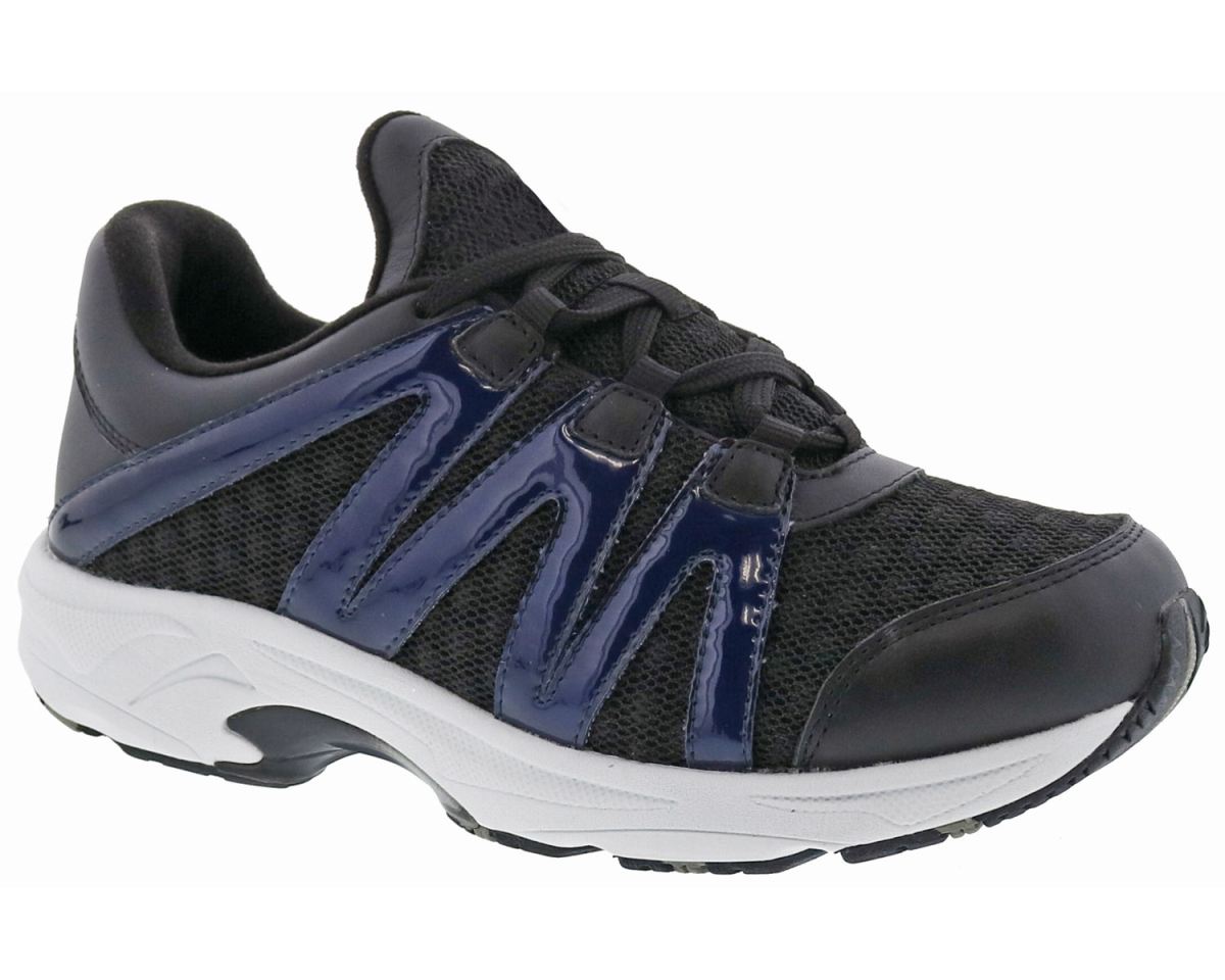 DREW CANADA OUTLET WOMEN'S FIRE-Black Leather/Mesh