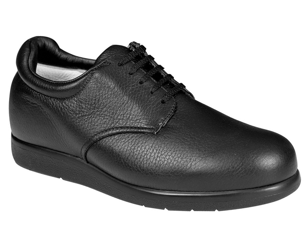 DREW CANADA OUTLET MEN'S DOUBLER-Black Pebbled Leather