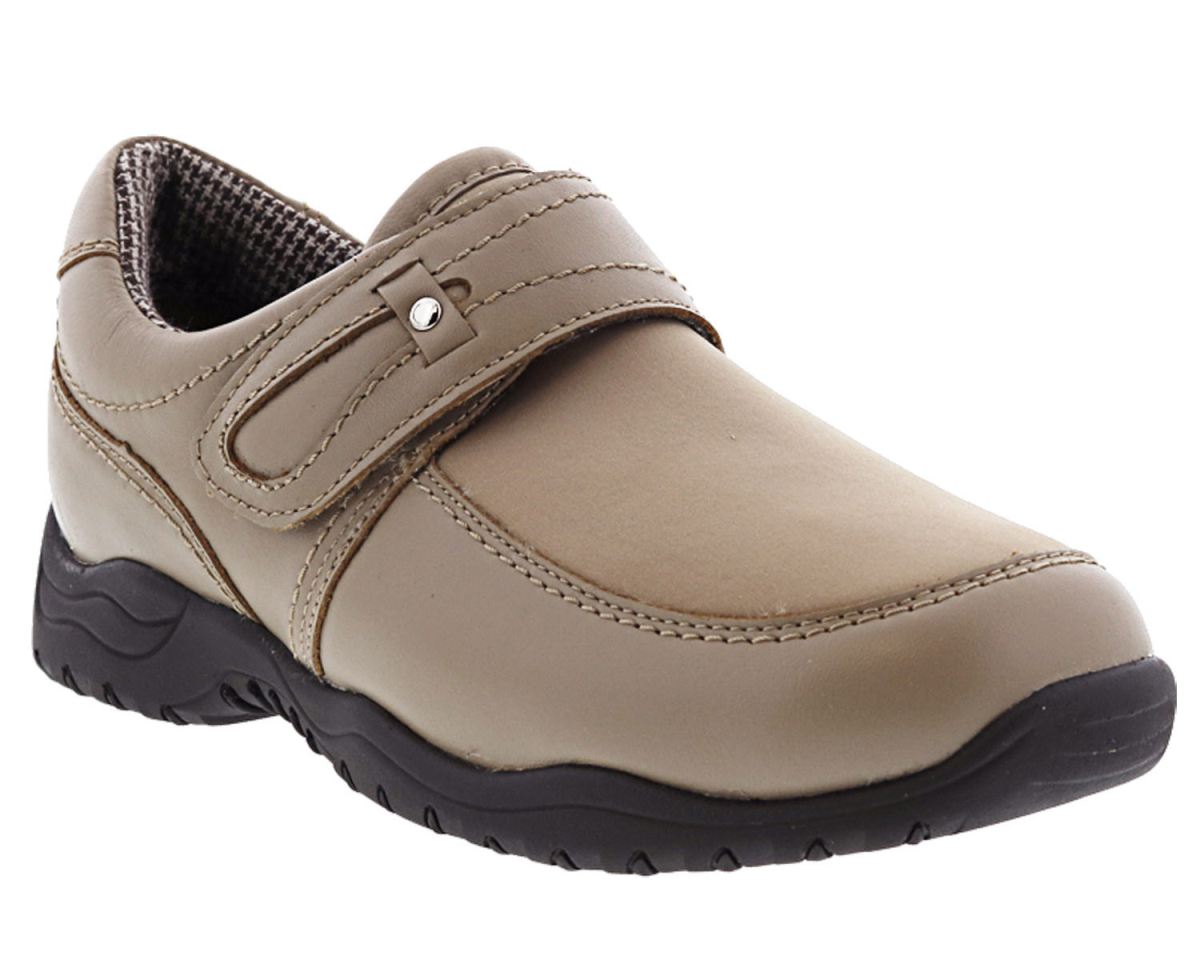 DREW CANADA OUTLET WOMEN'S ANTWERP-Taupe Leather / Stretch