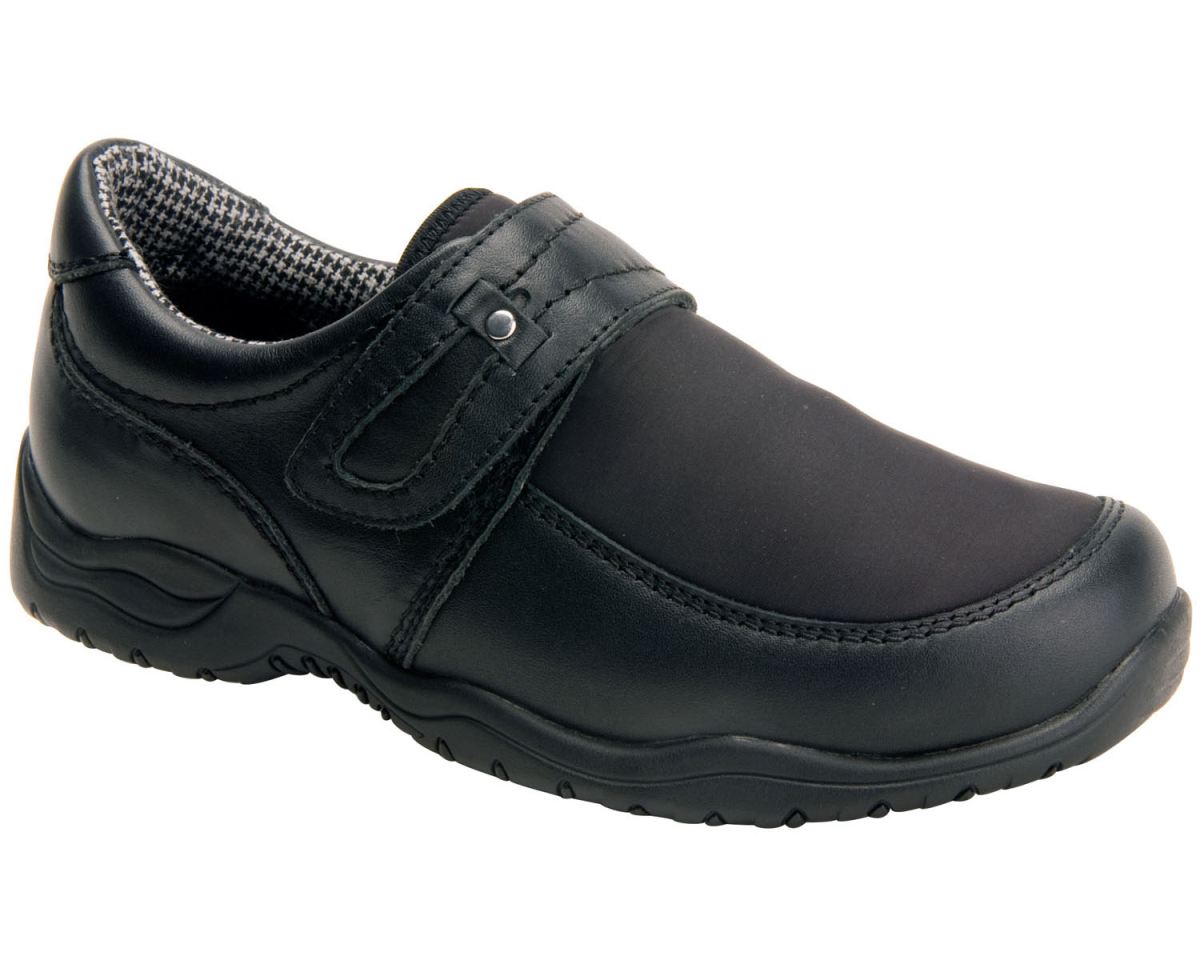 DREW CANADA OUTLET WOMEN'S ANTWERP-Black Leather/Stretch