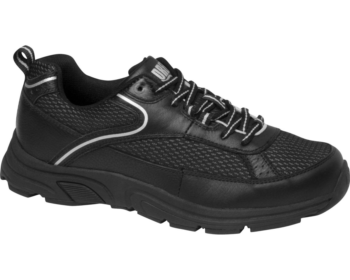 DREW CANADA OUTLET WOMEN'S ATHENA-Black / Silver Leather / Mesh