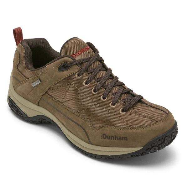 CHEAP DUNHAM MEN'S CLOUD PLUS WATERPROOF LACE-UP TREKKER-VICUNA