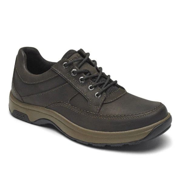 CHEAP DUNHAM MEN'S MIDLAND WATERPROOF OXFORD-BROWN NUBUCK