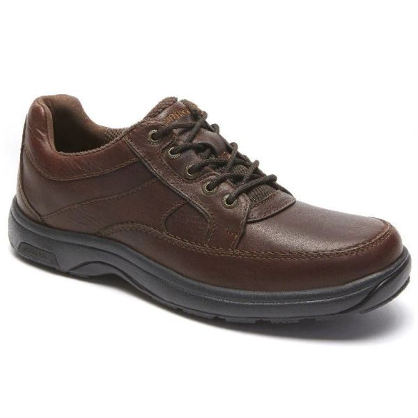 CHEAP DUNHAM MEN'S MIDLAND WATERPROOF OXFORD-BROWN