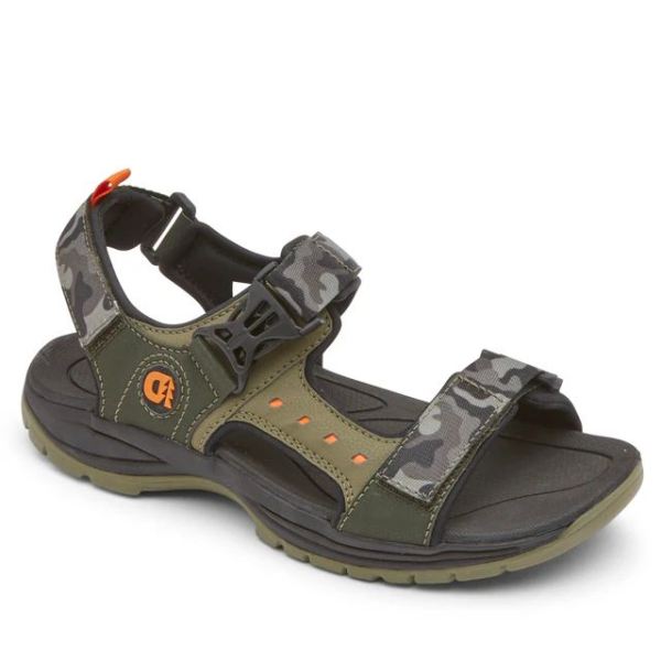 CHEAP DUNHAM MEN'S NOLAN WATER-FRIENDLY SANDAL-OLIVE
