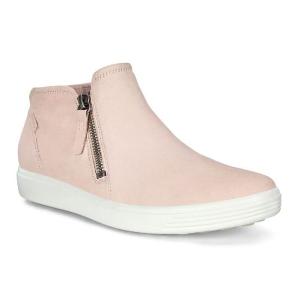 ECCO SHOES CANADA | SOFT 7 WOMEN'S ANKLE BOOT SNEAKER-ROSE DUST