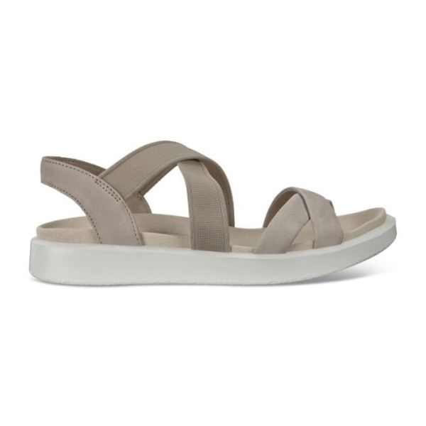 ECCO SHOES CANADA | FLOWT WOMEN'S FLAT STRAPPY SANDALS-GREY ROSE