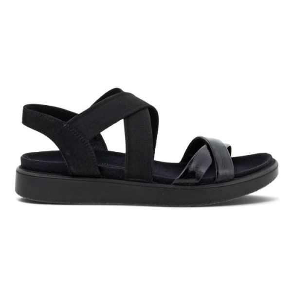 ECCO SHOES CANADA | FLOWT WOMEN'S FLAT STRAPPY SANDALS-BLACK