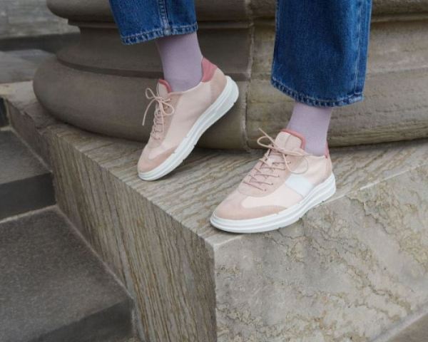 ECCO SHOES CANADA | SOFT X WOMEN'S RETRO-INSPIRED SNEAKER-ROSE DUST/ROSE DUST/WHITE/DAMASK ROSE