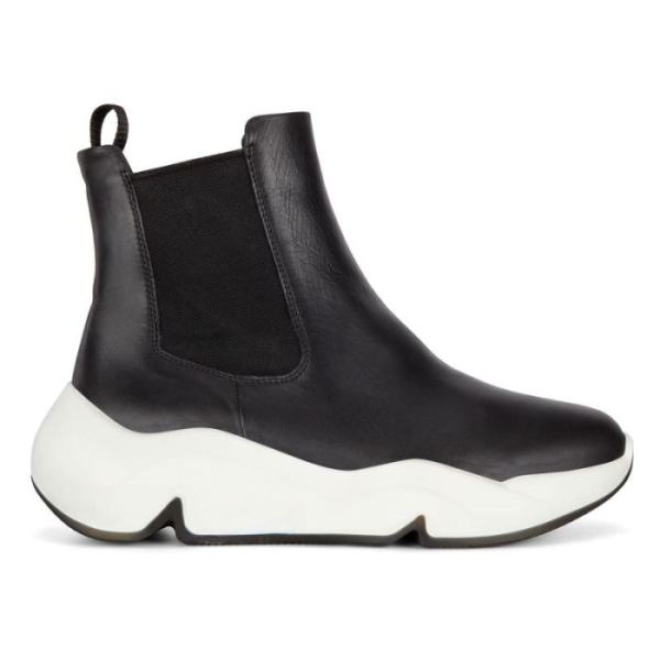 ECCO SHOES CANADA | CHUNKY WOMEN'S SNEAKER CHELSEA BOOT-BLACK/BLACK