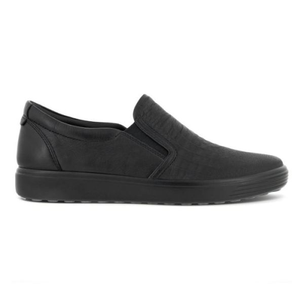 ECCO SHOES CANADA | SOFT 7 WOMEN'S STREET SLIP ON-BLACK/BLACK