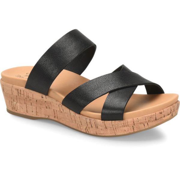 Korkease | Camellia - Black Korkease Womens Sandals