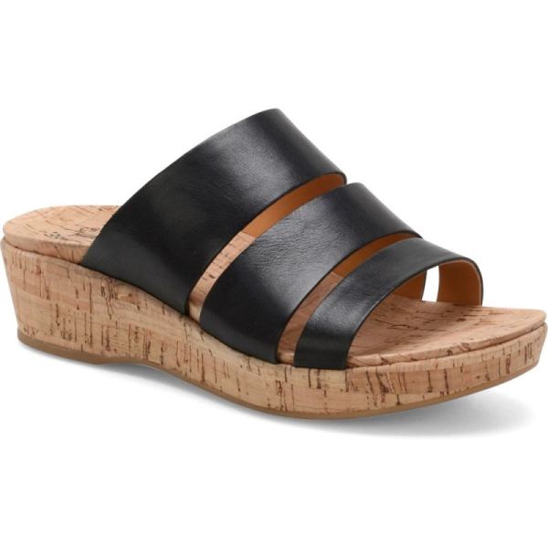 Korkease | Menzie - Black Korkease Womens Sandals